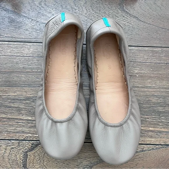 Tieks Ballet Flats Taupe Women size 10 - Picture 2 of 10